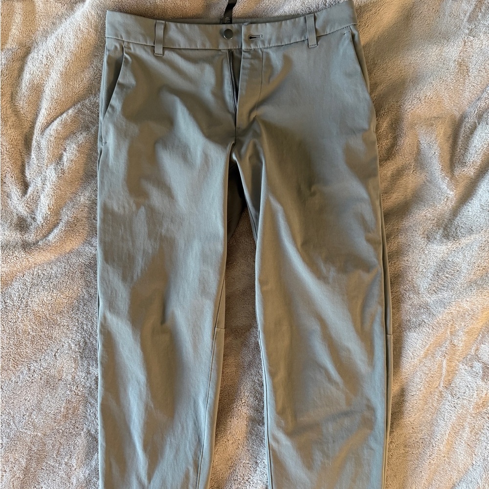 Men's Khaki Slim Commission Pants